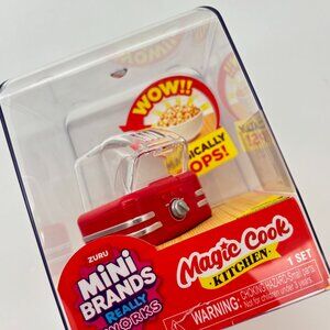 Mini Brands Really Works Magic Cook Kitchen POPCORN MACHINE Novelty Toy 2026 NEW